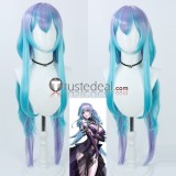 Path to Nowhere Hella DUDU Raven Hamel Long Blue Pink Purple Green Cosplay Wig