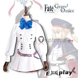 Fate Grand Order FGO Artoria Caster Pendragon Stage 2 Blue White Cosplay Costume