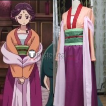 Kusuriya no Hitorigoto The Apothecary Diaries Yinghua Hongniang Ailan Guiyuan Servant Pink Purple Hanfu Dress Cosplay Costume