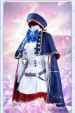 Fate Grand Order FGO Artoria Caster Pendragon Stage 2 Blue White Cosplay Costume