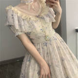 Withpuji Summer Flower Wall Lolita Dress