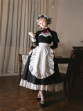 Withpuji the Banquet Maid Lolita Dress, Ouji Blouse, Vest and Bloomer