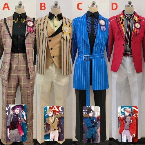 Vtuber Virtual YouTuber Half Anniversary Voltaction Watarai Hibari Fura Kanato Shikinagi Akira Seraph Dazzlegarden Cosplay Costume