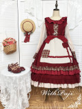 With PUJI ~Little Red Riding Hood Lolita OP/Cape