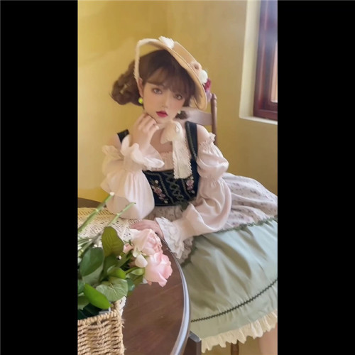 Withpuji ~Heidi's Dream Embroidery Lolita JSK/Blouse