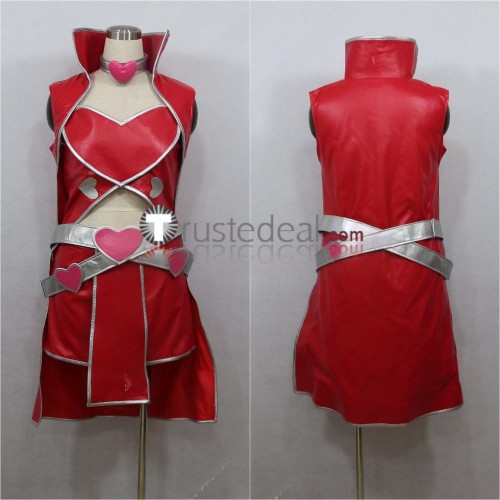 League of Legends LOL Valentine's Day Limited Shauna Vayne Heartseeker Red Cosplay Costume
