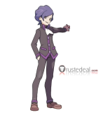 Commission Pokemon the Series XY Ace Trainer Astrid Eustace Puprle Cosplay Costume