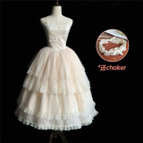 Withpuji Ivory Tower Classic Lolita Dress and Accessories