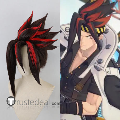 Zenless Zone Zero ZZZ Anton Ivanov Hugo Vlad Blonde Brown Red Prestyled Cosplay Wig