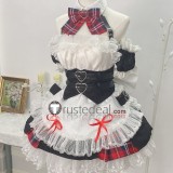 Vtuber Virtual YouTuber Sakamata Chloe Maid Outfit White Black Lolita Dress Cosplay Costume