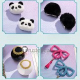 Vocaloid Hatsune Miku Modern China Version Panda Cheongsam Dress White Black Cosplay Costume