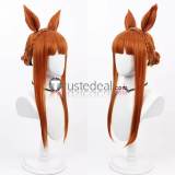 Uma Musume Pretty Derby Transcend Silence Suzuka Swimsuit Orfevre Verxina Blue Orange Red Purple Cosplay Wig Ears