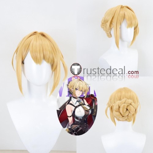 Zenless Zone Zero ZZZero Evelyn Chevalier Styled Blonde Cosplay Wig