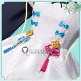 Vocaloid Hatsune Miku Modern China Version Panda Cheongsam Dress White Black Cosplay Costume