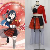 Love Live! Nijigasaki High School Idol Club Setsuna Yuki Dive Version Red Cosplay Costume