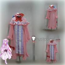 Touhou Project Patchouli Knowledge Pink Purple Dress Cosplay Costume 2