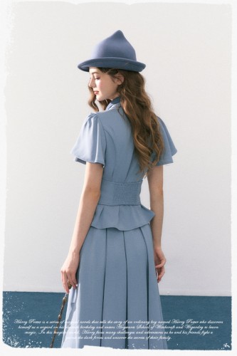 Kyouko & Harry Potter Collaborated Beauxbatons Uniform Blue Set Harry Potter Clothing