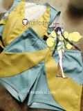 Pokemon Black and White Gym Leader Elesa Kamitsure The Shining Beauty Cosplay Costume
