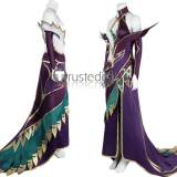 Morgana The Supreme Witch Purple Dress Set Cosplay Costume