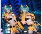 Vocaloid Hatsune Miku The 17th Anniversary Birthday Yellow Suit Cosplay Costume