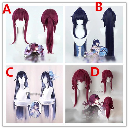 Honkai Impact 3rd Herrscher Raiden Mei Kafka Styled Cosplay Wig