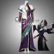 Morgana The Supreme Witch Purple Dress Set Cosplay Costume