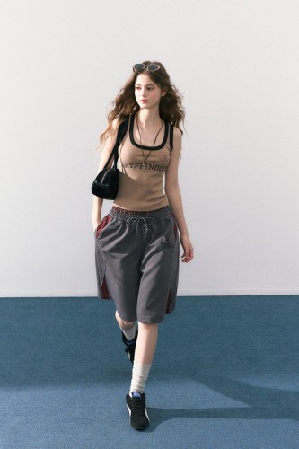 Kyouko & Harry Potter Collaborated Grey Sports Shorts Harry Potter Clothing