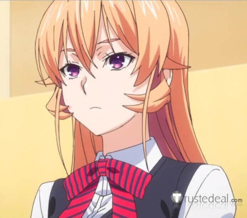 Shokugeki no Soma Erina Nakiri Blonde Styled Cosplay Wig