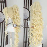 Black Lagoon Balalaika Curly Blonde Ponytail Styled Lace Front Cosplay Wig