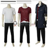 Devil May Cry Dante Nero Vergil Red Blue Black Cosplay Costume