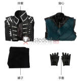 Devil May Cry Dante Nero Vergil Red Blue Black Cosplay Costume