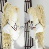Black Lagoon Balalaika Curly Blonde Ponytail Styled Lace Front Cosplay Wig