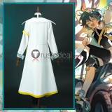 Genshin Impact Venti Barbatos Racing White Black Suit Fanart Cosplay Costume