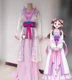 Kusuriya no Hitorigoto The Apothecary Diaries Lishu Pink White Hanfu Dress Cosplay Costume