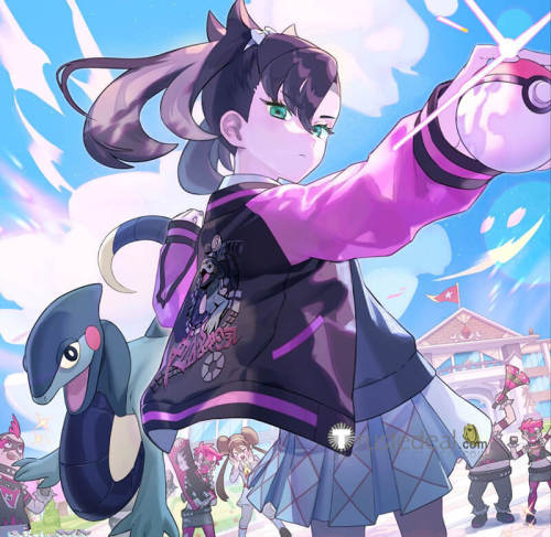 Pokemon Masters EX Marnie Academy Uniform Jacket Cosplay Costume