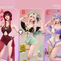 1/3 Delusion Honkai Star Rail Firefly Kafka Robin One Piece Swimsuit Cosplay Costume
