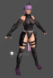 Commission Dead or Alive DOA Ninja Ayane Black Cosplay Costume