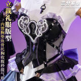 1/3 Delusion Honkai Star Rail Herta Dress Black Set Cosplay Costume