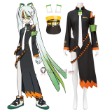 Commission Pokemon feat. Hatsune Miku Project Voltage Fighting Type Black Cosplay Costume