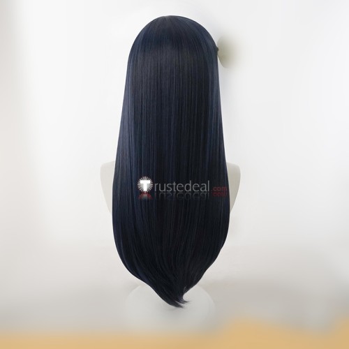Commission Love Live! Nijigasaki High School Idol Club Setsuna Yuki Blueish Black Styled Cosplay Wig