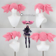Kazuho Styled Pink Cosplay Wig