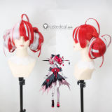 Vtuber Virtual YouTuber Hololive Ouro Kronii Murakumo Kagetsu Kureiji Ollie Red Blue Silver Styled Cosplay Wig