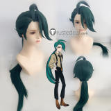Pokemon Scarlet and Violet Elite Four Rika Morpeko Gijinka  Brown Black Green Styled Cosplay Wig