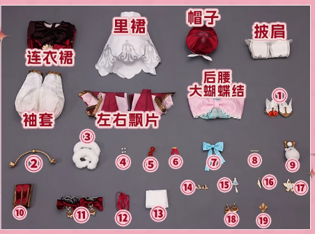 1/3 Delusion Honkai Star Rail Healer of Light Hyacine Cosplay Costume