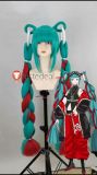 Vocaloid Miku Hatsune Magical Mirai 2023 Fashion Subculture Hatsune Miku Rurudo Cosplay Wig Ponytails