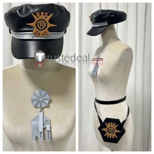 Yugioh Sky Striker Ace Belt Hat Brooch Bag Accessories Cosplay Props