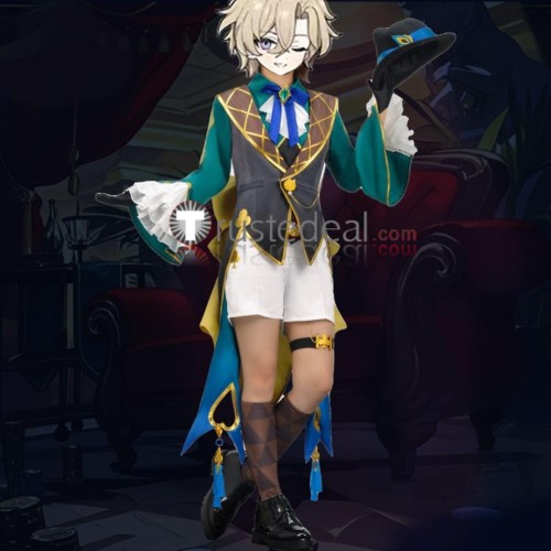 Honkai Star Rail Aventurine Cosplay Costume Custom Size