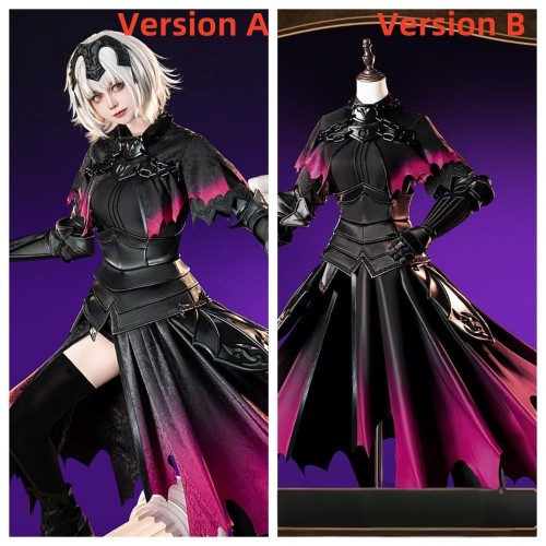 ChuShouMao Fate Grand Order FGO Jeanne d'Arc Alter Black Pink Cosplay Costume