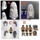 Hunter x Hunter Uvogin Silva Zoldyck Grey Styled Cosplay Wig