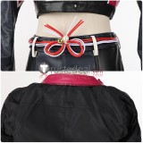 Street Fighter 6 Mai Shiranui Black Leather Cosplay Costume